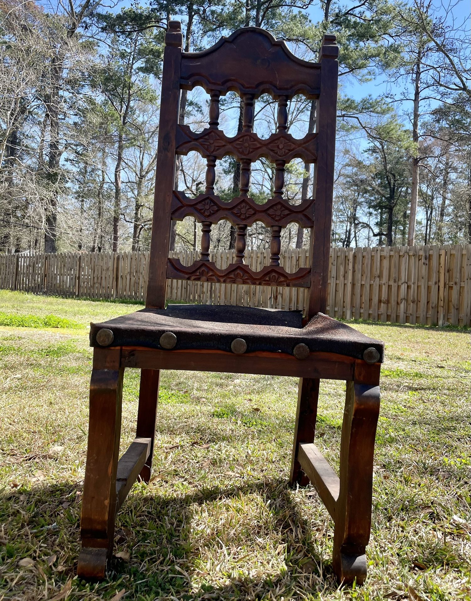 Antique Wooden Project Chair 