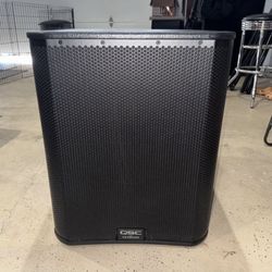 QSC KS118 Powered Subwoofers.