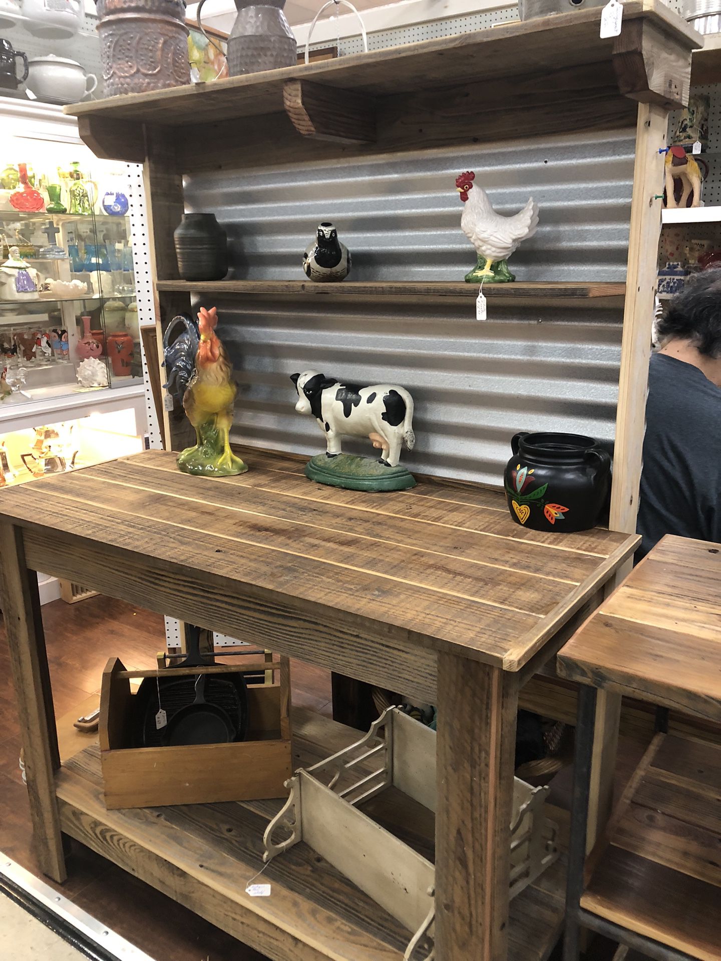 POTTING TABLE BENCH AVAIL 5/10
