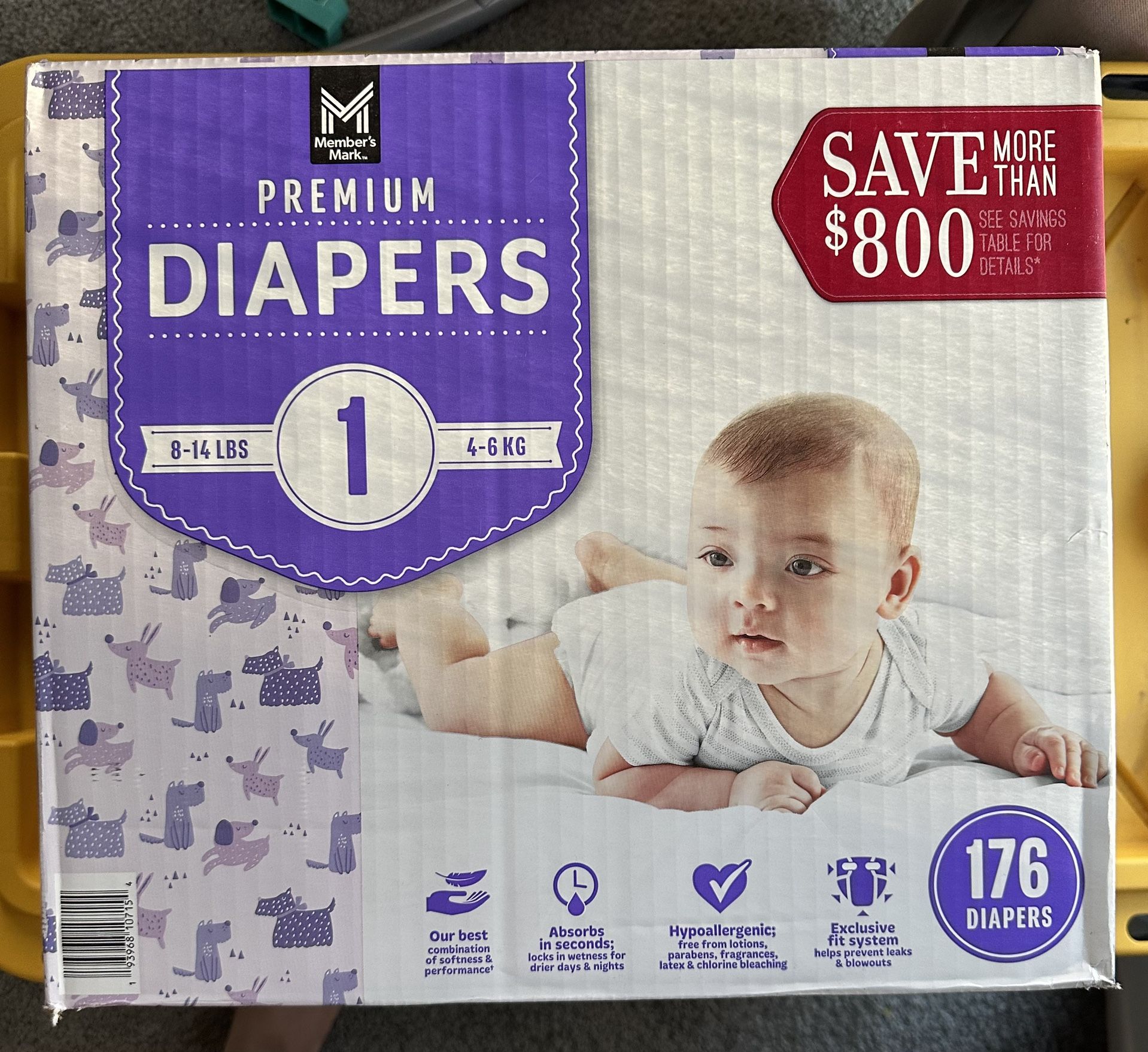 Diapers Size 1