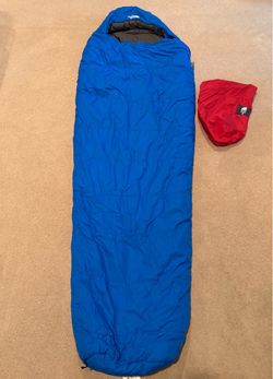 The North Face Thunderhead 3D Sleeping Bag Long 20F Polarguard Mummy 84x32 Blue
