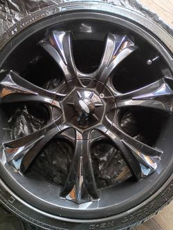 18" 4 Lug universal rims