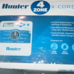 HUNTER X-CORE 4 ZONE SPRINKLER TIMER