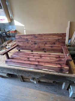 CEDAR PORCH SWING 50” Wide $250