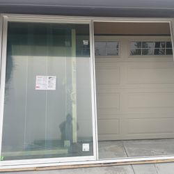 BRAND NEW! White Milgard Sliding Patio Door
