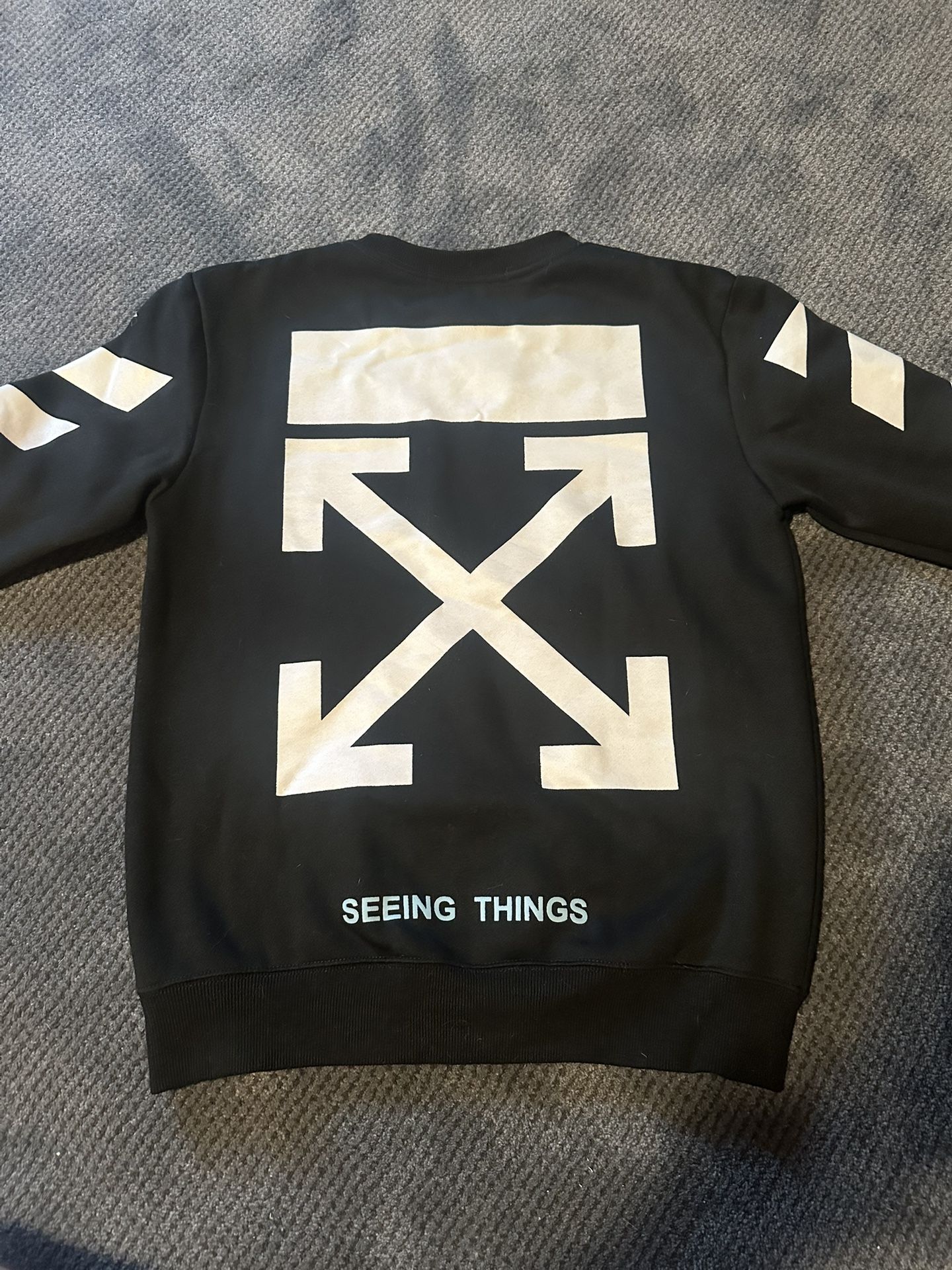 Off-White “Seeing Things” Crewneck – Black (Size M)