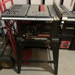 10” Craftsman table Saw  With Stand 