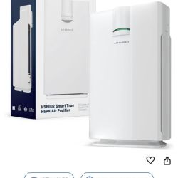 HATHASPACE Smart Air Purifiers - True HEPA Air Purifier, Cleaner & Filter for Allergies, Smoke, Pets