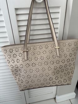 Kate Spade New York Laser Cut Floral Tote Bag