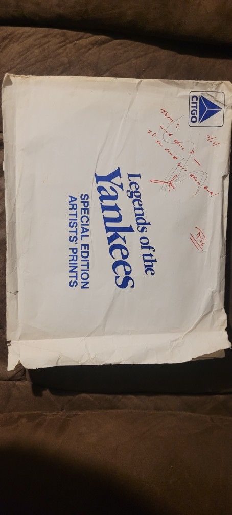 Yankees Special Edition Original Prints 1989
