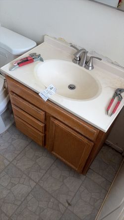 Bath Vanity Marble top