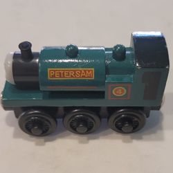 Thomas & Friends Wooden Railway Peter Sam Train Engine Retired