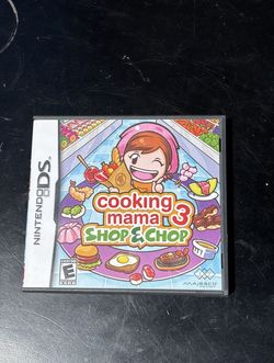 Cooking Mama 3: Shop & Chop (Nintendo DS, 2009) (no Game Just The Case And Manuel Only)