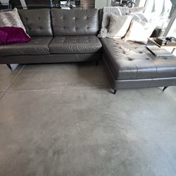 Leather Sofa 