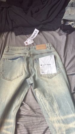 purple jeans size 28 worn once
