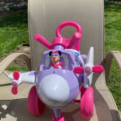 Ride on Minnie Airplane Toy