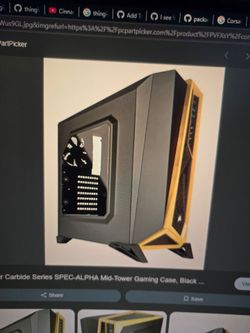 Pc gaming case, Corsair carbide spec-alpha mid tower