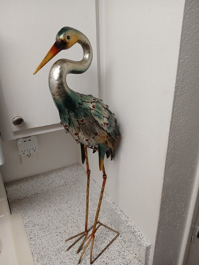 Crane Lawn Ornament