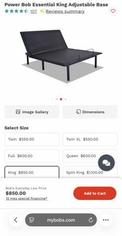 Bob's Power Bob Essential King Adjustable Base