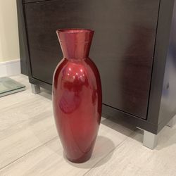 Red Vase