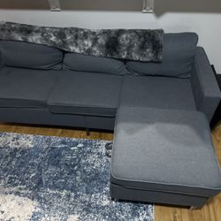 4 pcs Sectional Sofa with Storage ottoman.