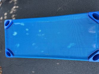 Blue (Pack of 5) Kids Stackable Naptime Toddler Cot 52 in. L x 23 , blue beds
