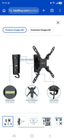 Tv mount for tv's from 24 to 43 inc new