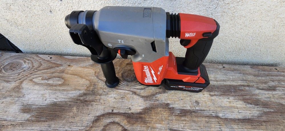 Milwaukee Rotary Hammer Auto Stop M18 Fuel Tool Battery 6ah Forge Like New
