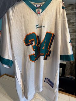 Vintage Reebok Miami Dolphins #34 Ricky Williams NFL Football Jersey