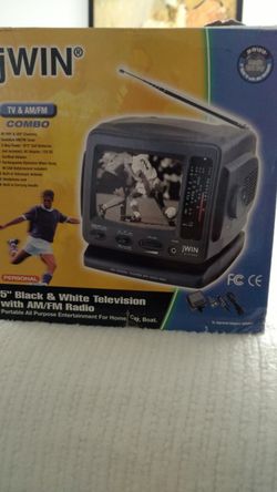 Jwin Black & White TV With Radio _