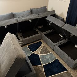Modular Storage Sofa