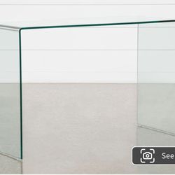 Carrie 50" Clear Entryway Console Table