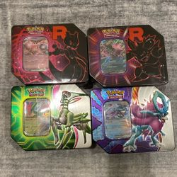Sealed Pokémon Tins