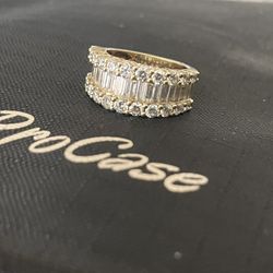14k Gold VVS DIAMOND RING 
