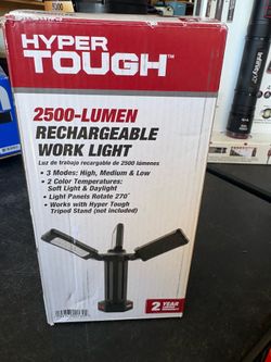 New 2500 Lumen rechargeable work light