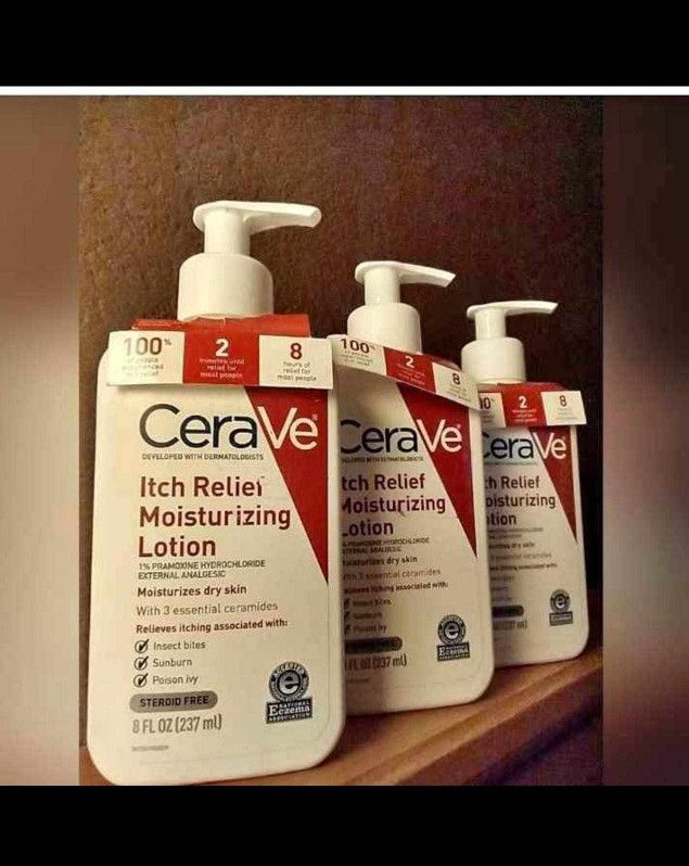 CeraVe Itch Relieve 8oz Bundle X3