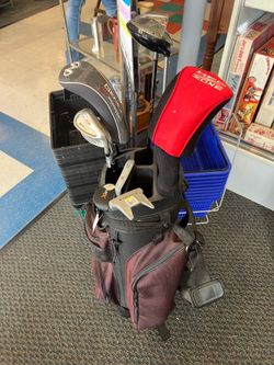 Golf clubs mix +bag