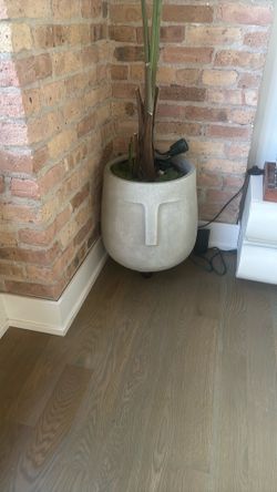 J. Adler inspired faux concrete planter