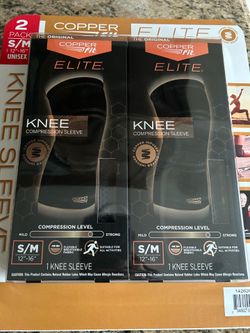 NEW! Knee Compression Sleeves Copper Fit (Elite)