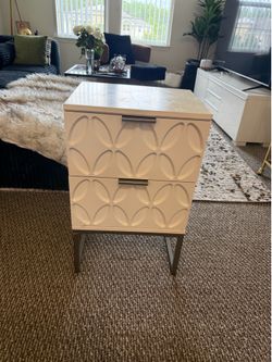 White nightstand