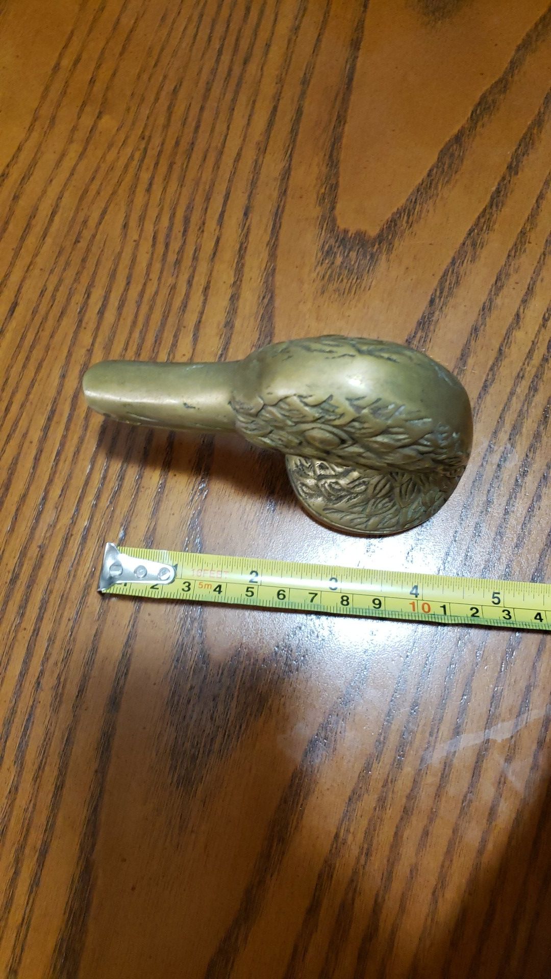 Vintage brass duck head $40