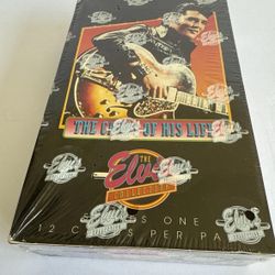 1992 THE ELVIS PRESLEY Collection Series 1 New Sealed Trading Card Box 36 packs