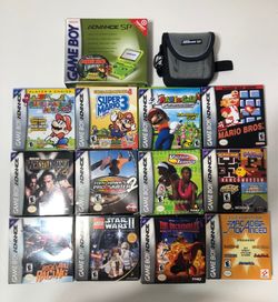 Limited edition Gameboy advance sp bundle