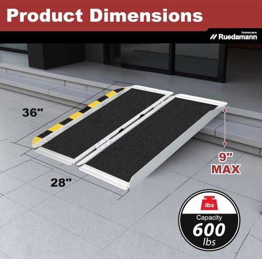 Ruedemann 3ft Wheelchair Ramp