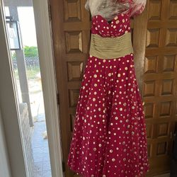 Pink Prom Dress Size 4 