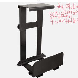 $25.00 Stand Up Desk Store Adjustable CPU Desktop Computer Tower Holder SUD-CPU-1. Pick Up In South Gate