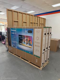 100 Inch Hisense QLED QD6QF 4K HDR Smart 144 Hertz TV 480MR - Brand New, 1 Year Manufacturers Warranty