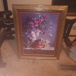 Angelic Painting, Gold Frame