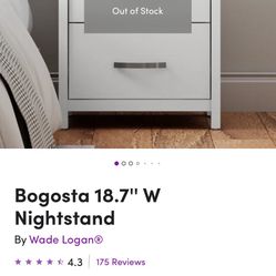 Wayfair 2 Drawer Nightstand