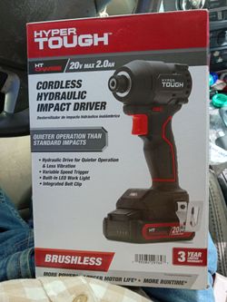 20v Cordless hydraulic impact driver w battery and charger Unopened
